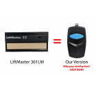 LiftMaster 361LM Compatible 315 MHz Visor Remote Control Canadian LiftMaster 61LC 
